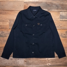 Fred Perry M4688 Twill  Overshirt 608 Navy
