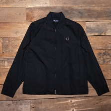 Fred Perry M4694 Zip Through Bomber Overshirt 102 Black