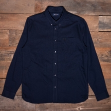Fred Perry M4633 Brushed Oxford Shirt 143 French Navy