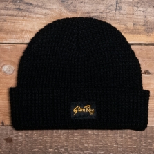 Stan Ray Knitted Patch Beanie Aw22 Black