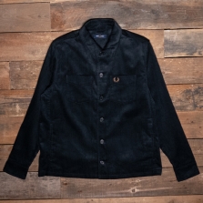 Fred Perry M4659 Cord Overshirt 608 Navy