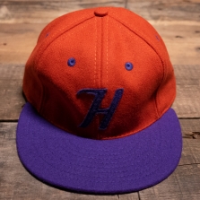 EBBETS FIELD FLANNELS Hershey Sport Club 1956 Wool Ballcap Orange