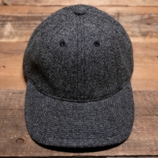 POTEN Harris Tweed Wool Cap Grey