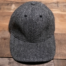 POTEN Harris Tweed Wool Cap Herringbone