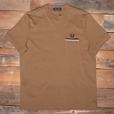 Fred Perry M4650 Loopback Jersey Pocket T Shirt R60 Shaded Stone