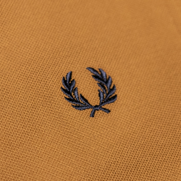 Fred Perry M6000 Plain Fred Perry Shirt 644 Dark Caramel – The R Store