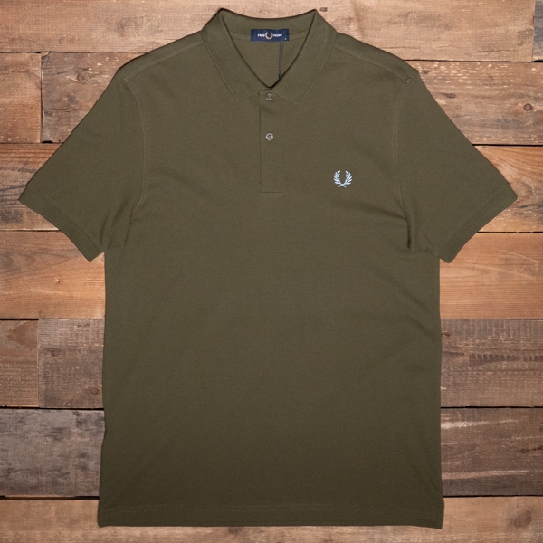 Fred Perry – M6000 Plain Fred Perry Shirt R79 Uniform Green
