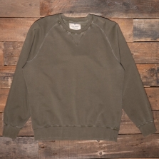 NIGEL CABOURN J-5 Arrow Crew Neck Sweatshirt Usmc Green