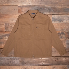 Fred Perry M5652 Heavy Twill Overshirt P96 Shaded Stone