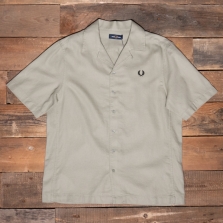 Fred Perry M5682 Linen Revere Collar Shirt M37 Seagrass