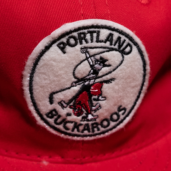 Ebbets Field Flannels Portland Buckaroos 1965 Vintage Ballcap Red