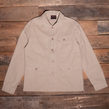 VETRA Up46 Broken Twill Number Four Short Work Jacket Sand