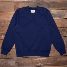 NIGEL CABOURN Ag2 Embroidered Arrow Crew Royal Blue