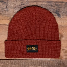 Stan Ray Waffle Knit Beanie Cranberry