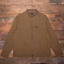 Fred Perry M5684 Zip Overshirt P96 Shaded Stone
