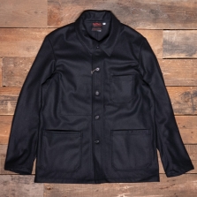 VETRA 2f05 Marine Melton Woven Jacket Navy