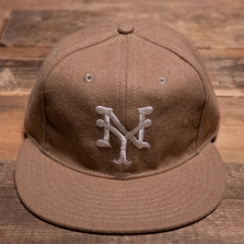 EBBETS FIELD FLANNELS New York Cubans Wool Ballcap Aztec Brown