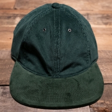 POTEN Corduroy And Velvet Cap Green