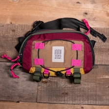 Topo Designs Mountain Hip Pack Burgundy