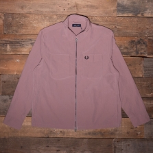 Fred Perry M5684 Zip Overshirt S52 Dark Pink