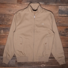 Fred Perry J7832 Cord Harrington Jacket 363 Warm Stone