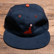 EBBETS FIELD FLANNELS San Francisco Seals Cotton Twill Ballcap Navy