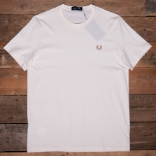 Fred Perry M1600 Crew Neck T Shirt V37 Ecru Warm Stone