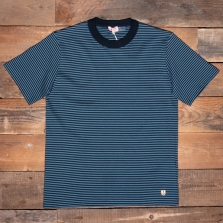 ARMOR LUX 59643 Bio Heritage Stripe T Shirt Rich Navy Winterblue