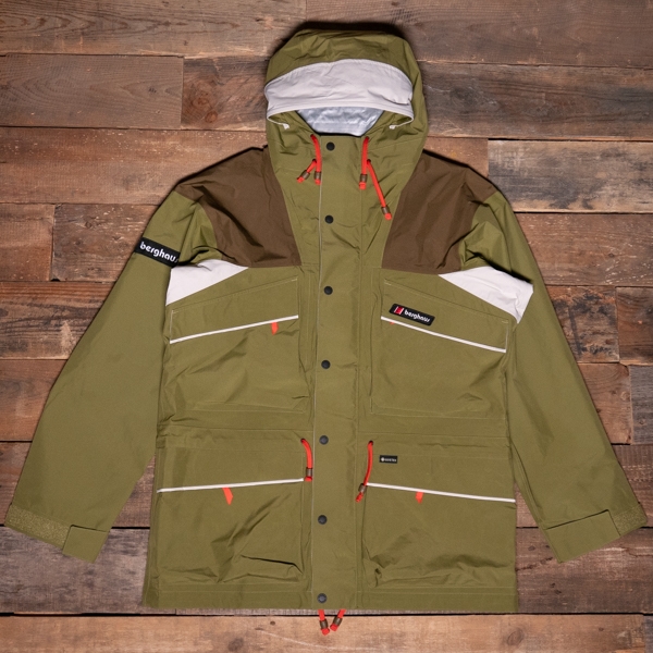 BERGHAUS Trango Goretex Jacket Ky6 Light Green Light Brown The R Store