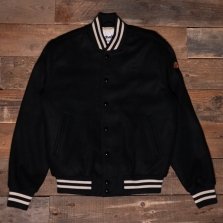SCHOTT Duse Wool Bomber Jacket Black