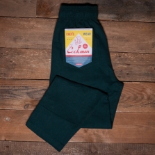 COOKMAN Chef Pants Light Tweed Stripe Green