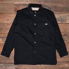 DICKIES Duck Canvas Chore Jacket Stone Washed Black