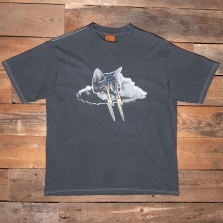 NUDIE 131963 Koffe Karma Kat T Shirt B30 Anthracite