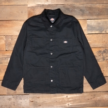 DICKIES Duck Canvas Lined Chore Jacket Black