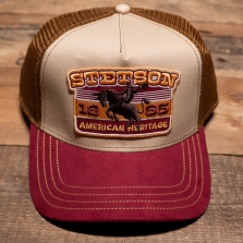 STETSON 7741104 Rodeo Trucker Cap Beige Red