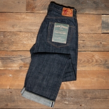 FOB FACTORY F143 14oz Rocky Selvedge Straight 5 Pocket Jeans One Wash