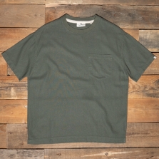 ANERKJENDT Akvillads Cotton Linen Pocket Tee 4084 Forest Night
