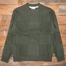 ANERKJENDT Aksinus Pattern Lambswool Knit 4084 Forest Night