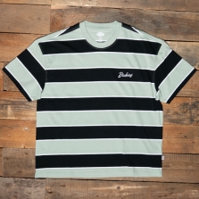 DICKIES Embroidery Stripe Short Sleeve Tee Jadeite
